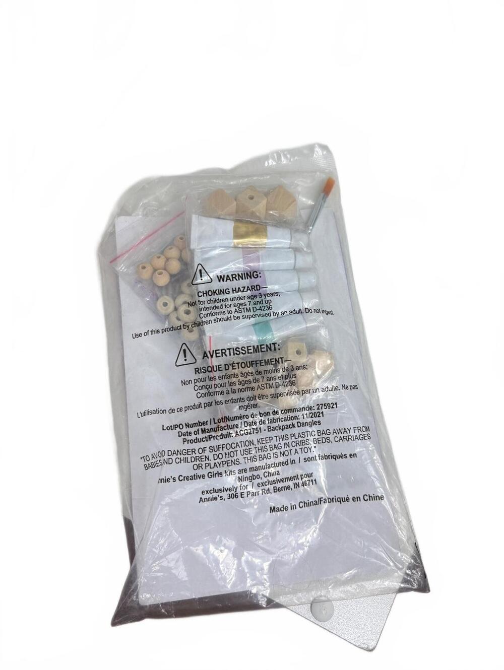 Backpack Dangles Craft Kit By Annies Creative Girls View 2